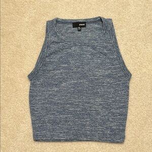 Aritzia Heathered Blue Tank Top